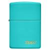 Zippo Flat Turquoise Zippo Lasered