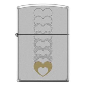 Zippo Heart Pattern Design
