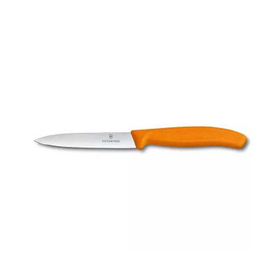 Victorinox 6.7706.L119 10cm Turuncu Düz Soyma Bıçağı