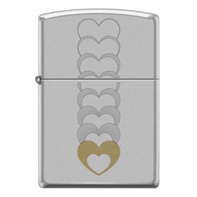 Zippo Heart Pattern Design