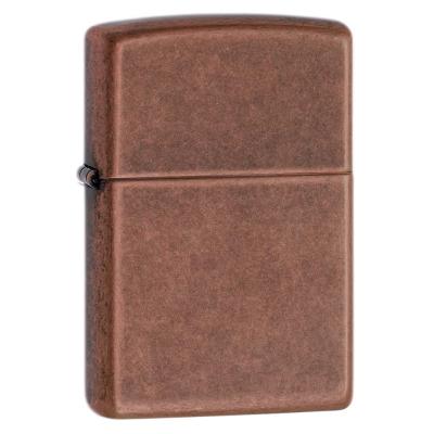 Zippo Reg Antique Copper Flat Btm